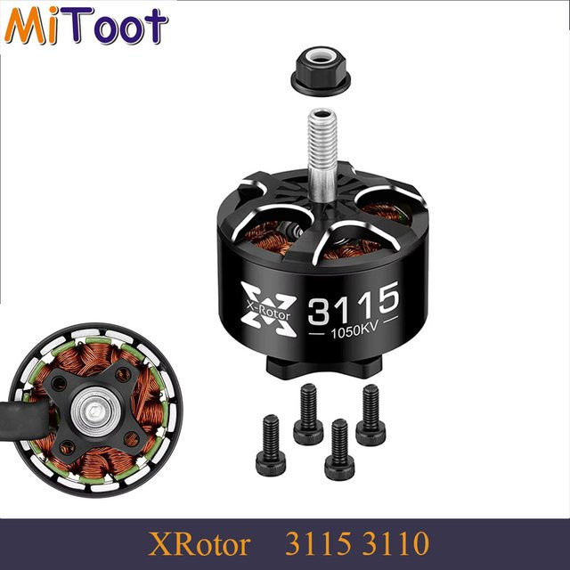 Hobbywing XRotor 3115 Brushless Motor für FPV Freestyle und Langstrecken-Drohnen, Schwarz - Bild 1