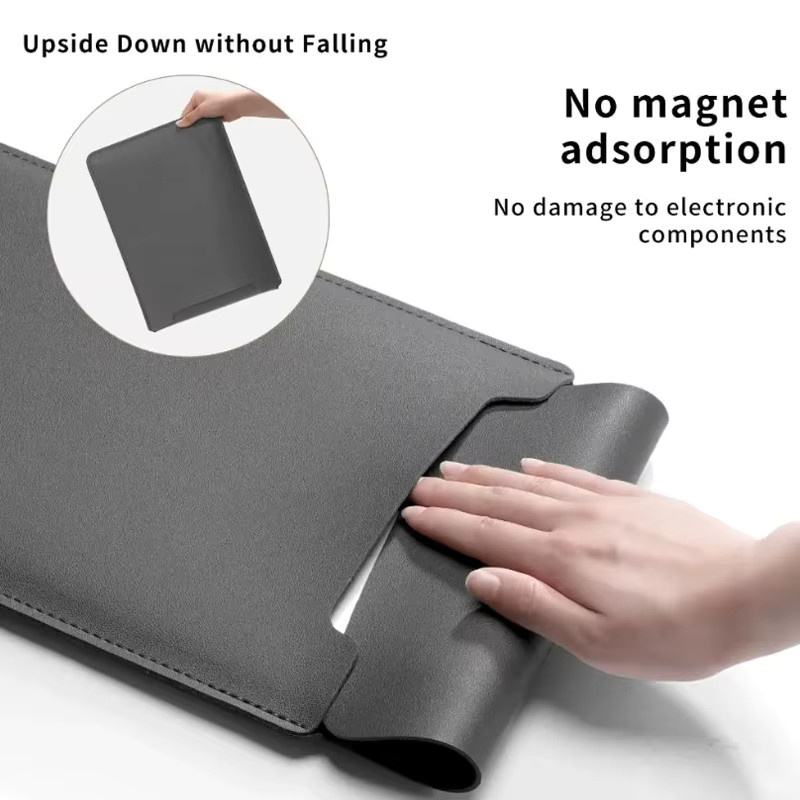 Clyine Business Travel Aktentasche für 11-16 Zoll Laptops in Grün mit PU-Cover Notebook Schutzhülle - Bild 5