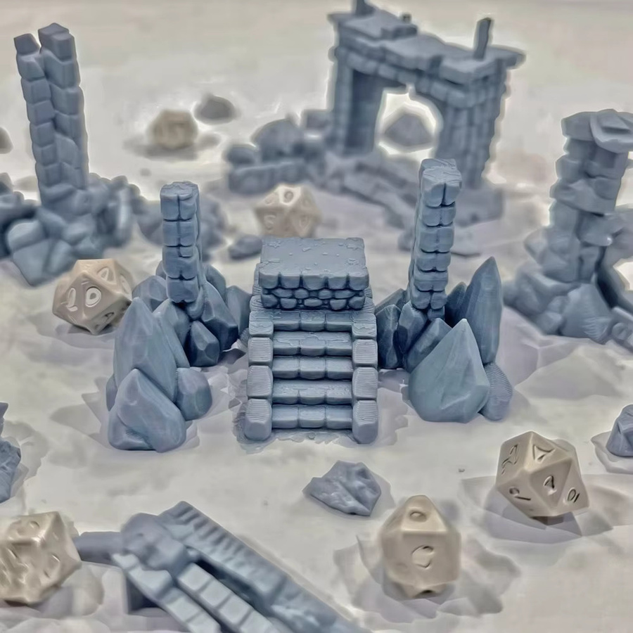 SANMERSEN Fantasy-Terrain-Pack Altar-Miniatur, unbemalt, D&D - Bild 3