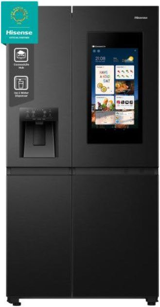 Hisense Side by Side Kühlschrank RS9P628GPFE in Schwarz - Bild 1