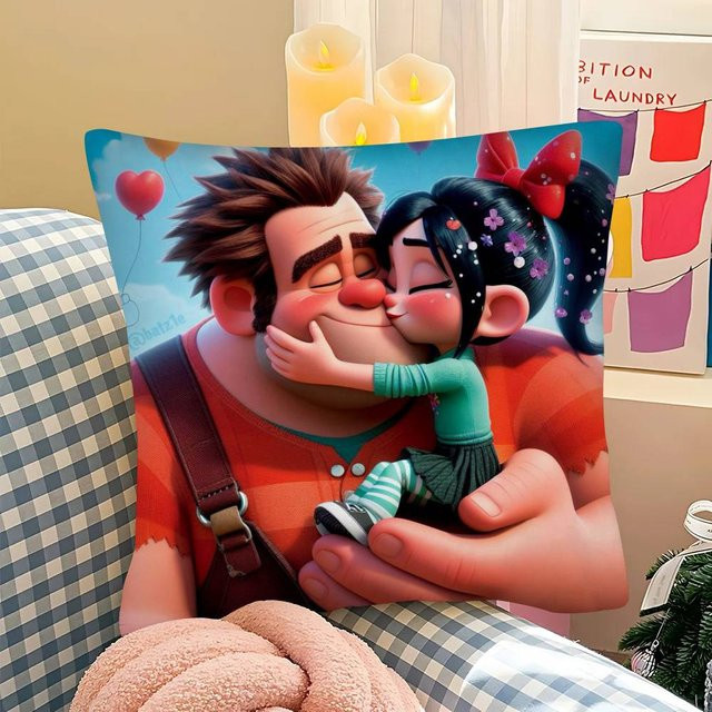 JMG Clothing Wreck-It Ralph Kissenbezug quadratisch, Mehrfarbig, B/B: 50 x 50 cm - Bild 1