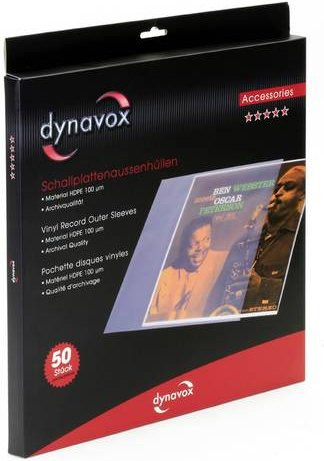 Dynavox Schallplatten-Außenhüllen transparent, 50 Stück - Bild 1