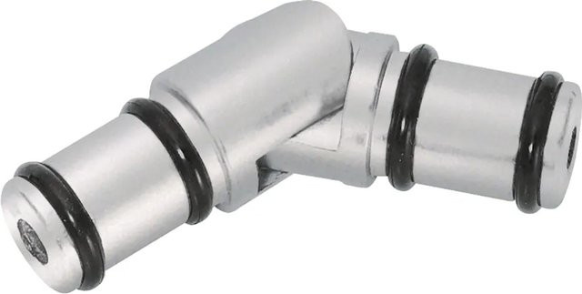 Mydeco Gelenkverbinder für Gardinenstangen in Edelstahl-Optik, Farbe: Silber - Bild 1