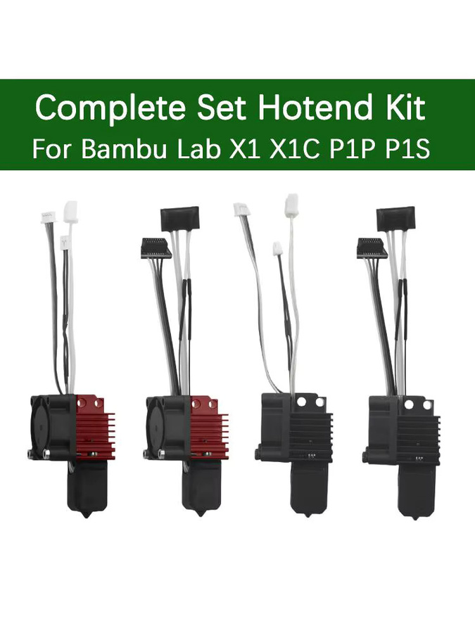 Bambu Lab Hotend-Set mit Lüfter-Upgrade 2.0 und Düse für X1, X1C, P1P und P1S - Bild 3