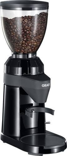 Graef CM802EU Kaffeemühle in Schwarz mit Kegelmahlwerk und programmierbaren Portionen aus Edelstahl und Aluminium - Bild 1