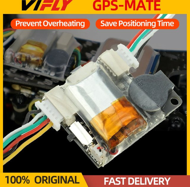 VIFLY GPS-MATE GPS Leistungsmodul mit Summer Beeper Alarm für RC Flugzeuge, FPV Racing und Long Range Quadcopter Drohnen - Bild 1