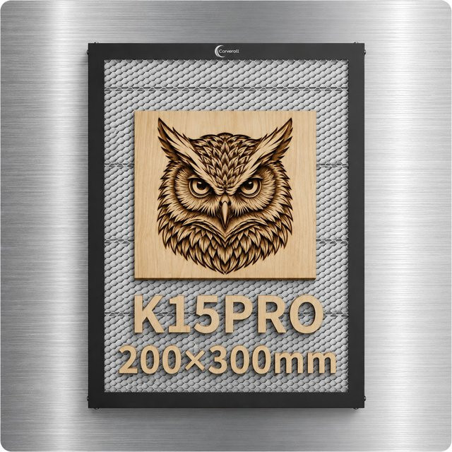 Carverall K15PRO Wabenplatte Schneidbett für Lasergravierer und Laser Cutter, B/T: 30 x 20 cm - Bild 1