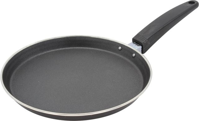 Karl Krüger Crepes-Pfanne emailliert, Schwarz, Durchmesser: 24 cm - Bild 1