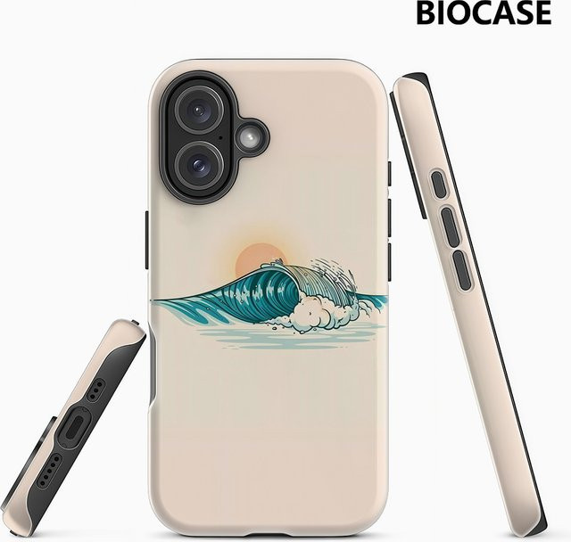 Potdemiel Sunset Wave Robuste Handyhülle für iPhone 17 16 15 14 13 Pro Max Plus mit Magnetfunktion, Multicolour - Bild 1