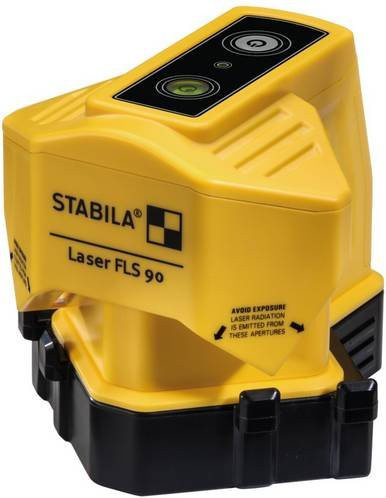 Stabila Bodenlinienlaser FLS 90 Set 3-teilig in Gelb mit 15 m Reichweite - Bild 1