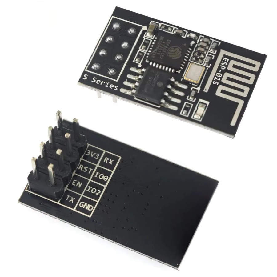 ESP-01 ESP-01S ESP8266 Seriell zu WIFI Modul Transceiver Empfänger in Schwarz für Arduino - Bild 2