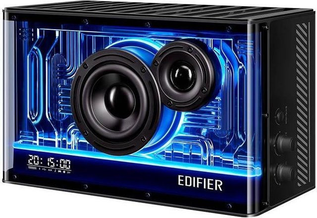 Edifier QD35 Bluetooth Aktivlautsprecher mit RGB-Beleuchtung in Schwarz - Bild 1