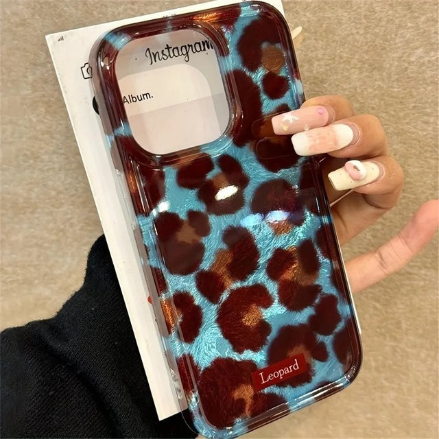 GEUMXL Handyhülle mit Leopard Print in Multicolour für iPhone Modelle - Bild 1