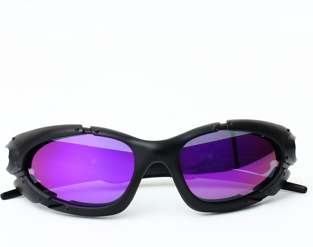 Binchi Outdoor Equipment Sonnenbrille, polarisiert, Retro, oval, tr90, Unisex, purple - Bild 1