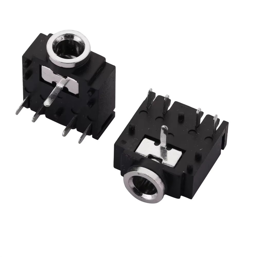 LQIH Audio Jack Buchse 3,5 mm Kopfhörer Buchse für PCB DIP SMD in Schwarz - Bild 2