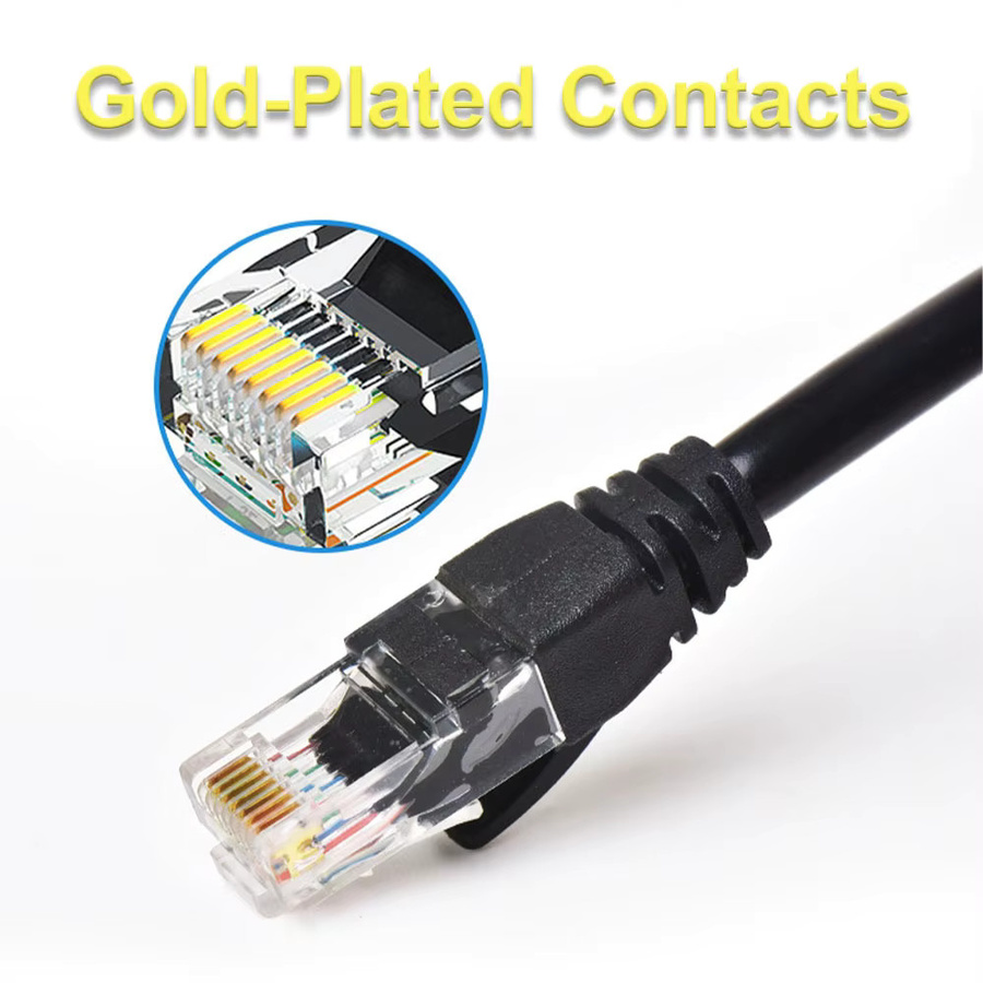 Mrgabwte Cat6 Ethernet-Kabel RJ45 UTP LAN-Kabel Blau 1000Mbps - Bild 3