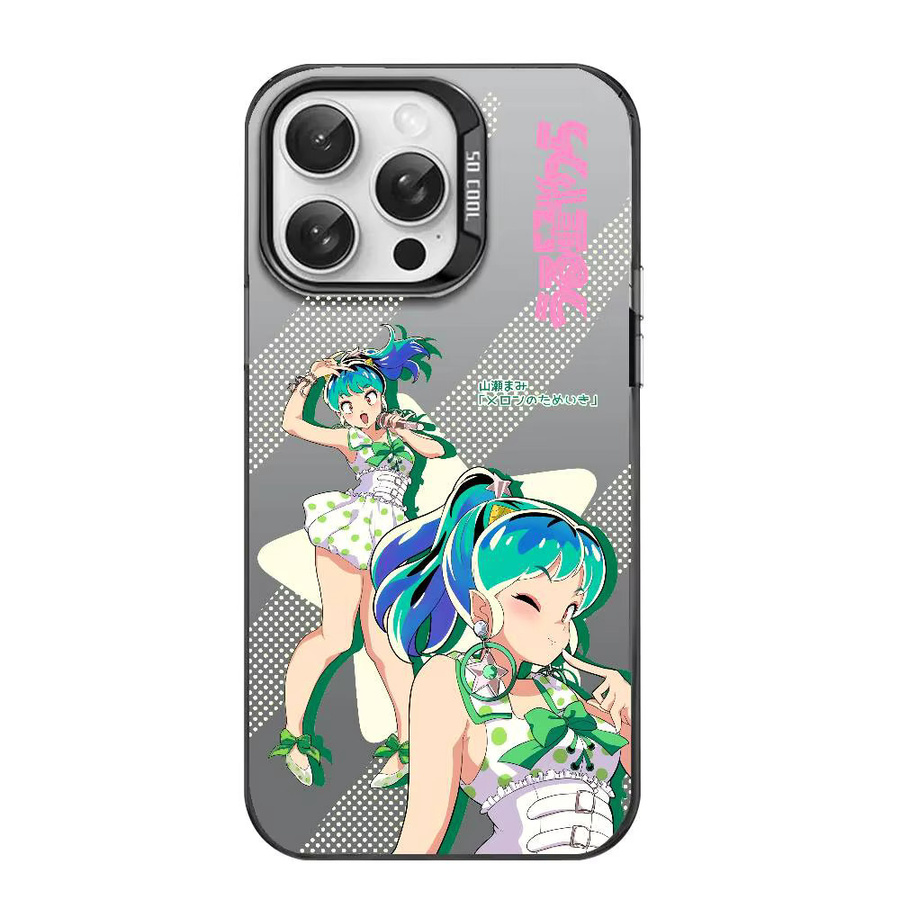 Urusei Yatsura Handyhülle für iPhone 11 bis iPhone 17 Pro Max in Mehrfarbig Matt Laser Metallic Aurora Design - Bild 6