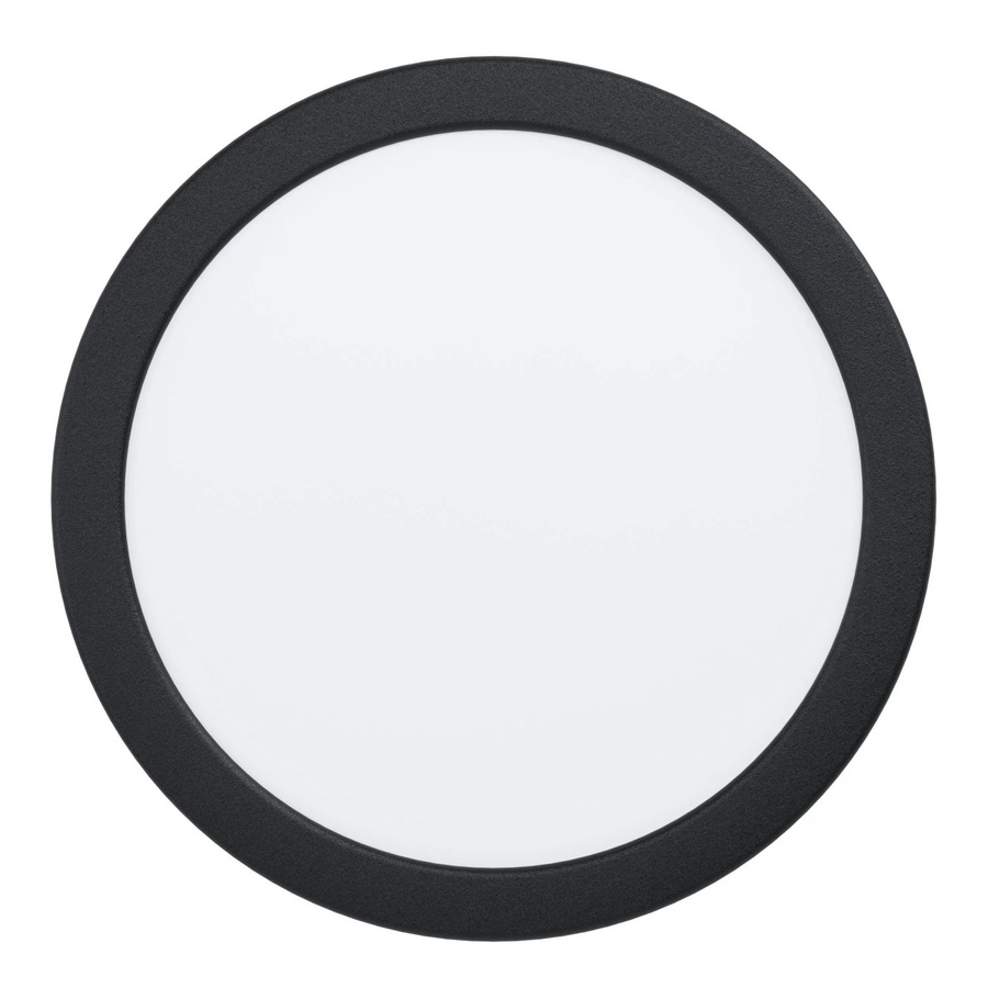 Eglo LED-Einbauspot Fueva 5 in Schwarz mit 4.000K Cool White, Durchmesser: 21,6 cm - Bild 2