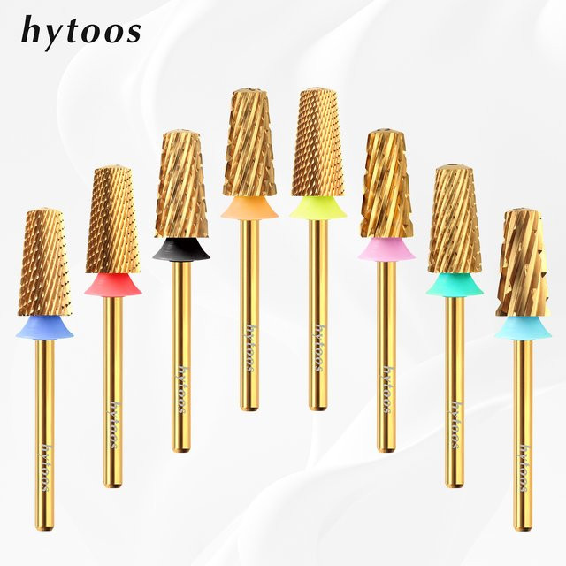 HYTOOS Titan Konische Nagel Bohrer Bits, Hartmetall, Gel Entfernung - Bild 1
