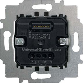Busch-Jaeger Universal-Slave-Einsatz Bewegungs- und Präsenzmelder 6440/05 U Schwarz - Bild 1