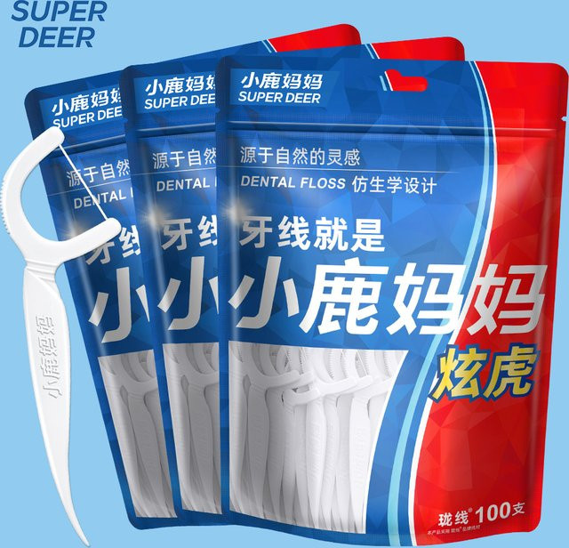 Super Deer Zahnseide-Sticks, Unisex - Bild 1