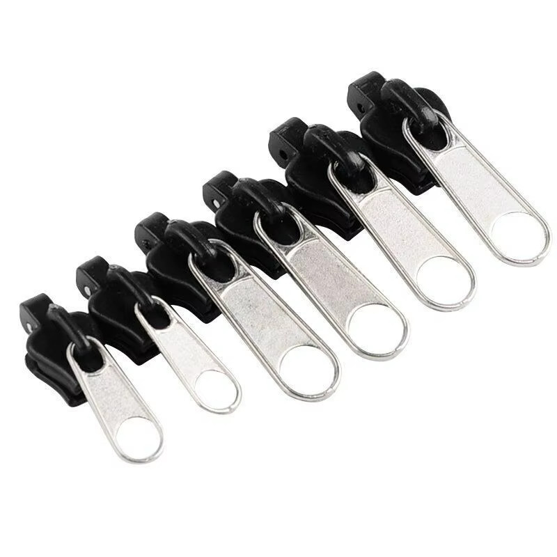Universal Reißverschluss Reparaturset aus Kunststoff in Schwarz für DIY Nähwerkzeuge in 3 Größen - Bild 3