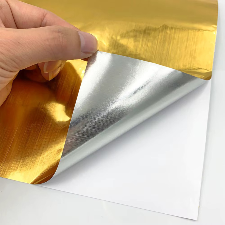 Neevinyl Selbstklebendes Vinyl in Gold für Valentinstag und Party, 6 Blatt, B: 30,5 cm, H: 25,4 cm - Bild 2
