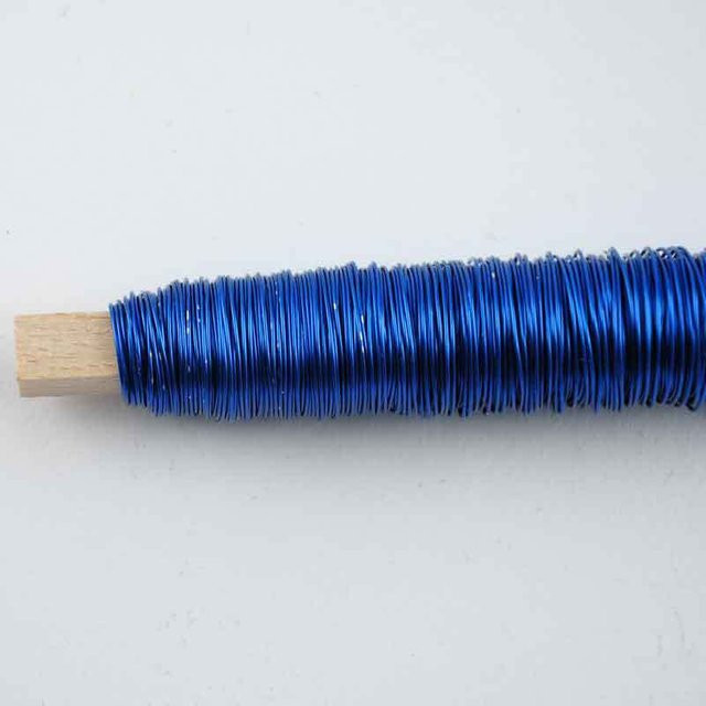 Preissler Lackdraht in Blau, 0,5 mm, 100 g - Bild 1