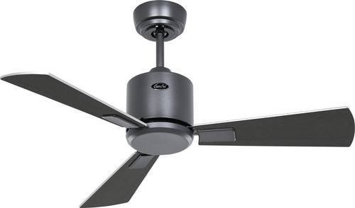 CasaFan ECO NEO III 92 BG-WN/SI WiFi Deckenventilator in Wenge/Silber und Basalt-Grau mit Fernbedienung, Timer und App-Steuerung - Bild 1