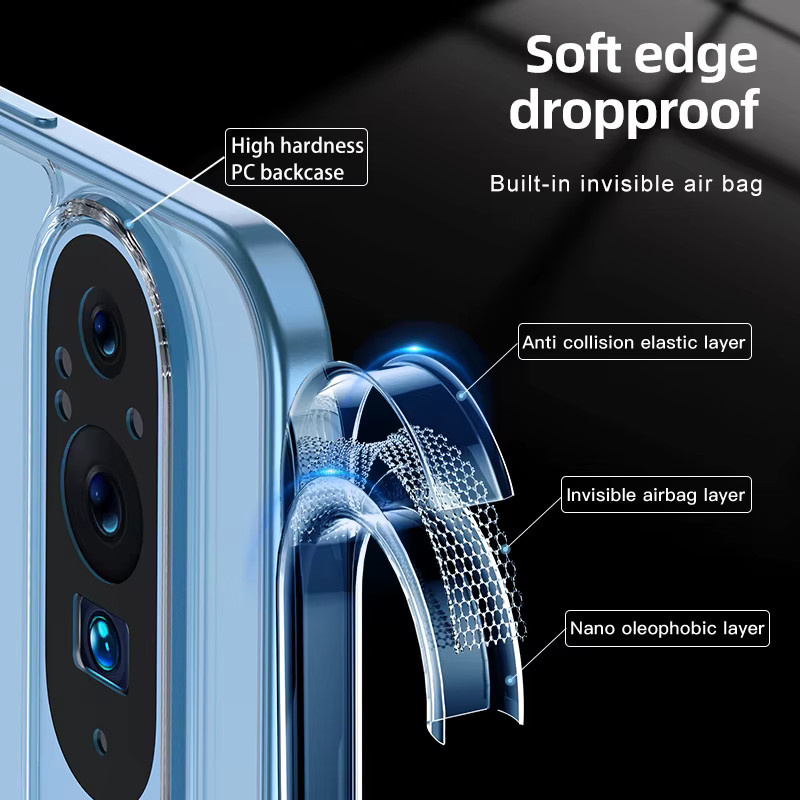 Robuste magnetische Airbag-Schutzhülle für Google Pixel 10a Pro XL 9 8 7 Pro in Transparent - Bild 4