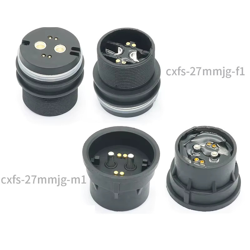 DIVEDEER Magnetischer Datenanschluss 18A IP64 Wasserdichter Magnetstecker und Buchse mit Datenkabel in Schwarz - Bild 2