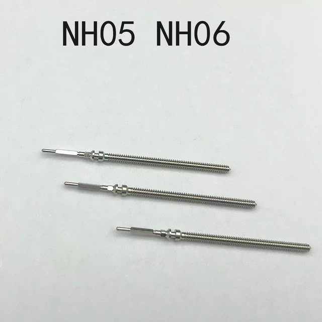 RUIMOODE Krone Stem, Edelstahl, Silber, für NH05/NH06/NH15 Bewegung - Bild 1