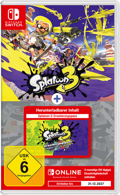 Nintendo Splatoon 3 Erweiterungspass Nintendo Switch-Spiel - Bild 1