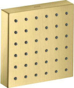 Hansgrohe Axor Starck UP Brausemodul Regendusche in Messing gebürstet, quadratisch, B/B: 12 x 12 cm - Bild 1