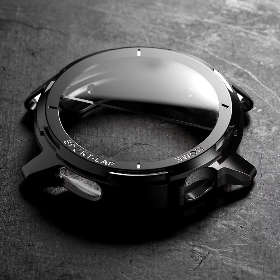 CAOWTAN Bildschirmhülle für Huawei Watch GT Runner 2, TPU, Schwarz - Bild 2