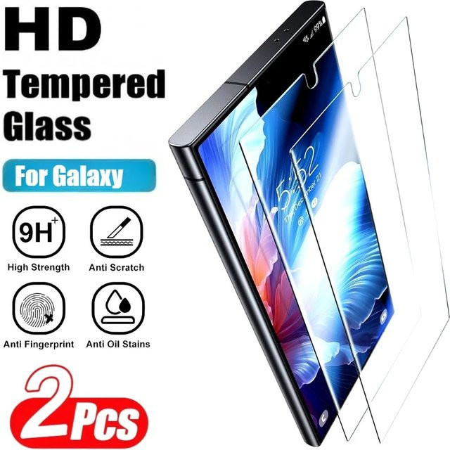 2er-Pack Ultra-klares gehärtetes Glas als kratzfester Displayschutz für Samsung Galaxy S23, transparent - Bild 1