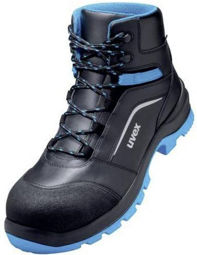 Uvex 2 Xenova S3 ESD Sicherheitsstiefel aus Leder in Blau-Schwarz, Größe 38 - Bild 1