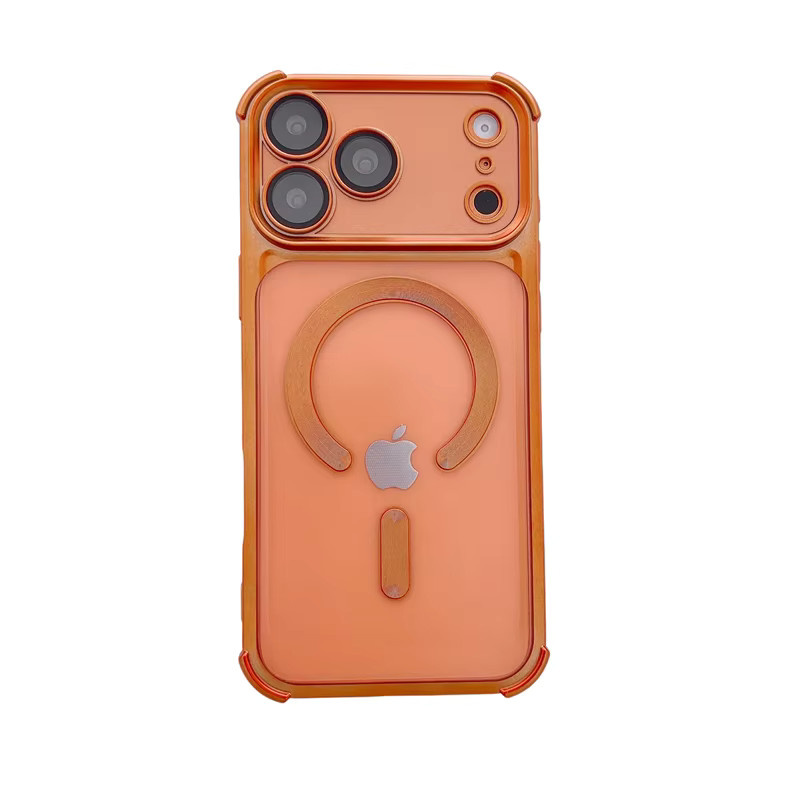 SUNWARD Magnetische Hülle für iPhone 17 16 15 14 13 Pro Max Air, Transparent/Schwarz, Stoßfestes Case mit MagSafe Kompatibilität - Bild 5
