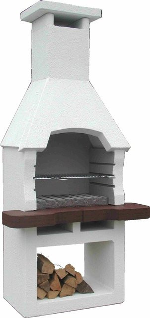 Gartengrillkamin Nr. 9 für den Garten mit einer Breite von 195 cm und einer Tragfähigkeit von 300 kg - Bild 1