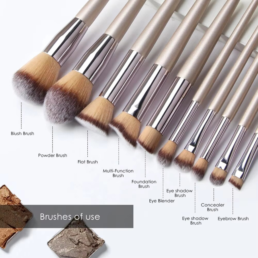 Maange Make-up Pinsel Set, 10 Stück, Unisex - Bild 2