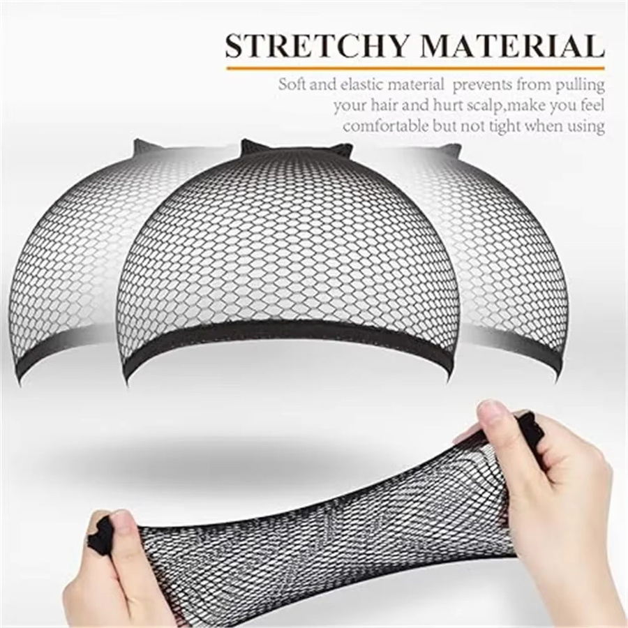 Perückenkappen Mesh Netz, Schwarz, Unisex - Bild 2