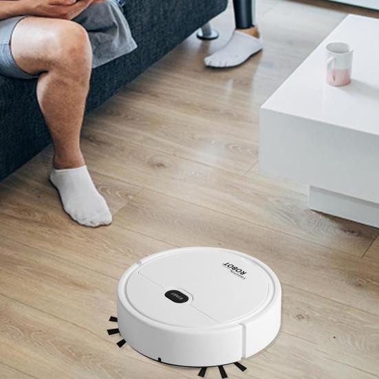SUNJOY HOUSE Roboterstaubsauger in Rosa und Weiß mit starker Saugkraft, Hindernisvermeidung und geräuscharmem Betrieb in mehreren Reinigungsmodi - Bild 4