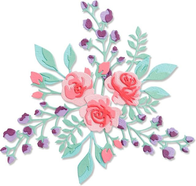 Sizzix Thinlits Stanzschablone Floral Layers 2 - Bild 1