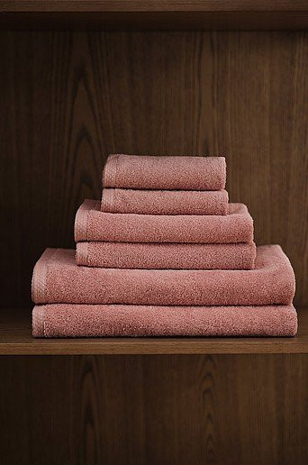 DARCY Handtuch-Set 6er-Pack aus Baumwolle in Pink, flauschiges Frottier für Erwachsene - Bild 1