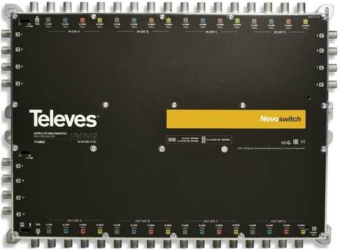 Televes MS1712C SAT Multischalter in Schwarz - Bild 1