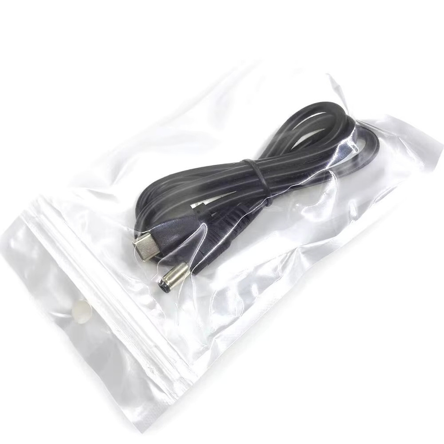 USB-C auf DC 5,5 x 2,5 mm PD Trigger Adapter Kabel für 100W 5A Notebook-Ladegerät, Schwarz - Bild 2