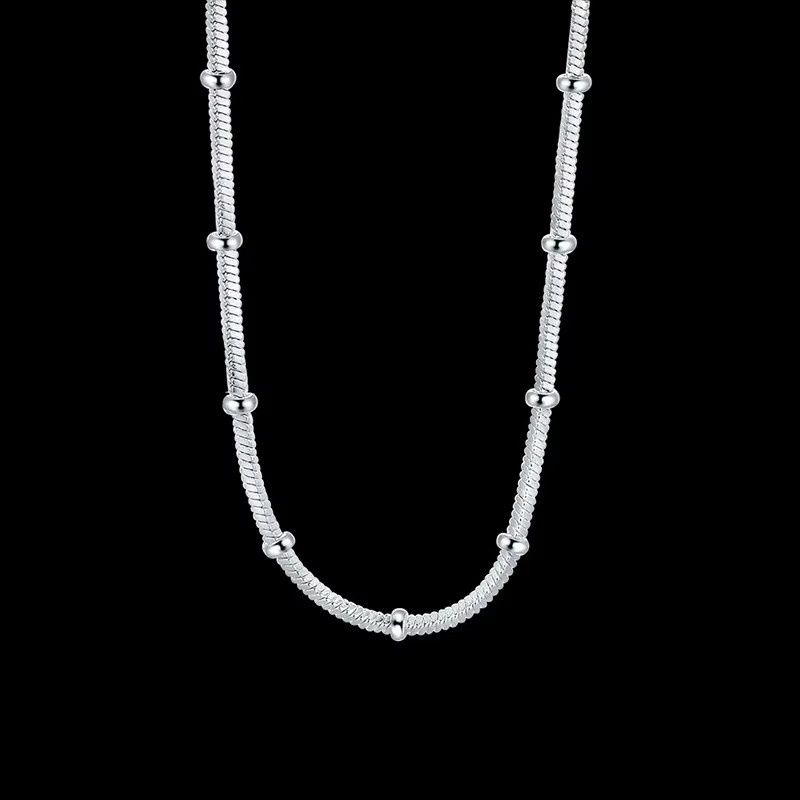 ALIZERO Halskette 925 Silber, Perle, Damen, 45–50 cm - Bild 2