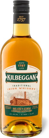 Kilbeggan Irish Whiskey Irland 0,7 l