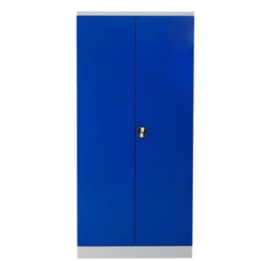 PROREGAL Stahlschrank Bee mit 4 Fachböden und Scharniertüren, Grau-Blau, H x B x T: 195 x 92 x 60 cm - Bild 2