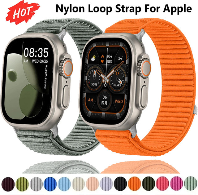 Uhrenarmband Nylon, Textil/NATO, Silber, Unisex - Bild 1